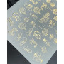 Vodolepky na nechty Folia FG 009 gold