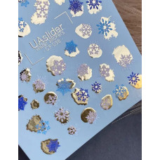 Vodolepky na nechty Color And Foil 036