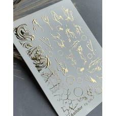 Vodolepky na nechty Folia FG 079 gold