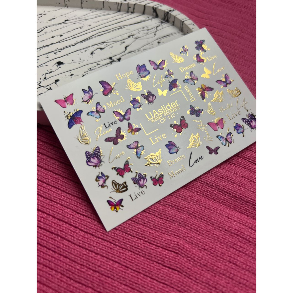 Vodolepky na nechty Color And Folia 122