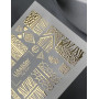 Vodolepky na nechty Folia FG 154 gold