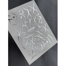 Vodolepky na nechty Folia FG 177 silver