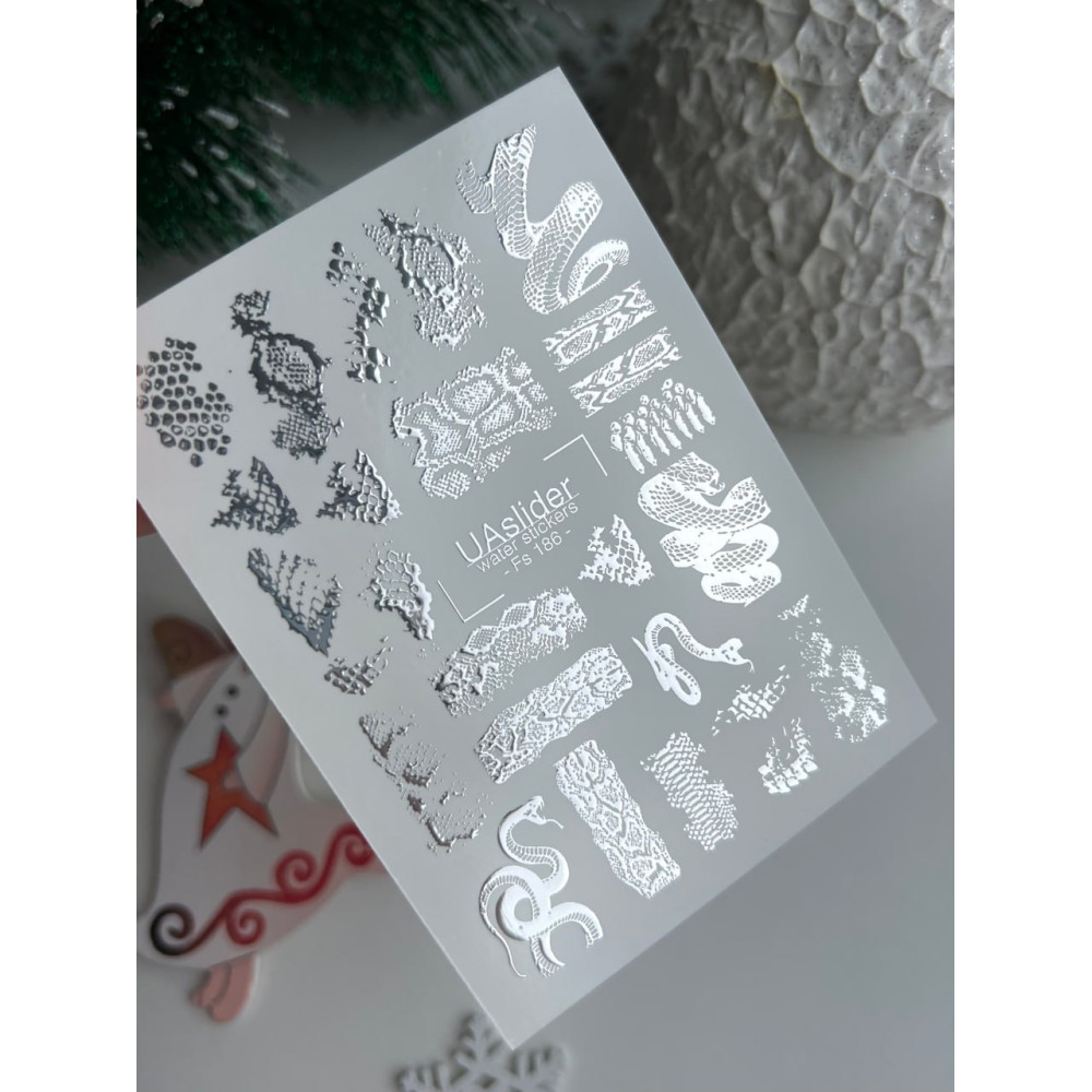 Vodolepky na nechty Folia FG 186 silver