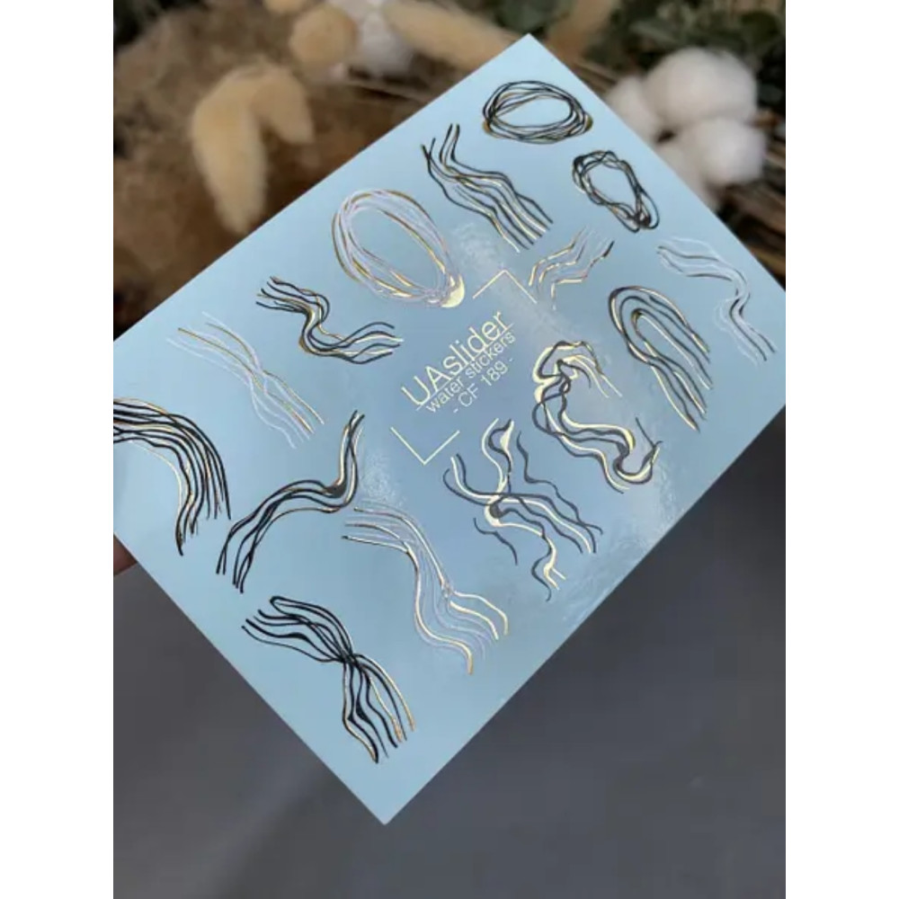Vodolepky na nechty Color And Foil 189