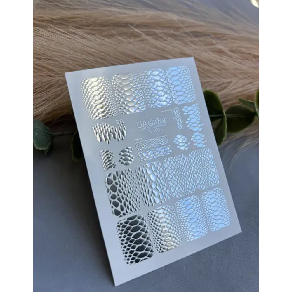 Vodolepky na nechty Folia FG 195 silver