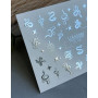 Vodolepky na nechty Folia FG 199 silver