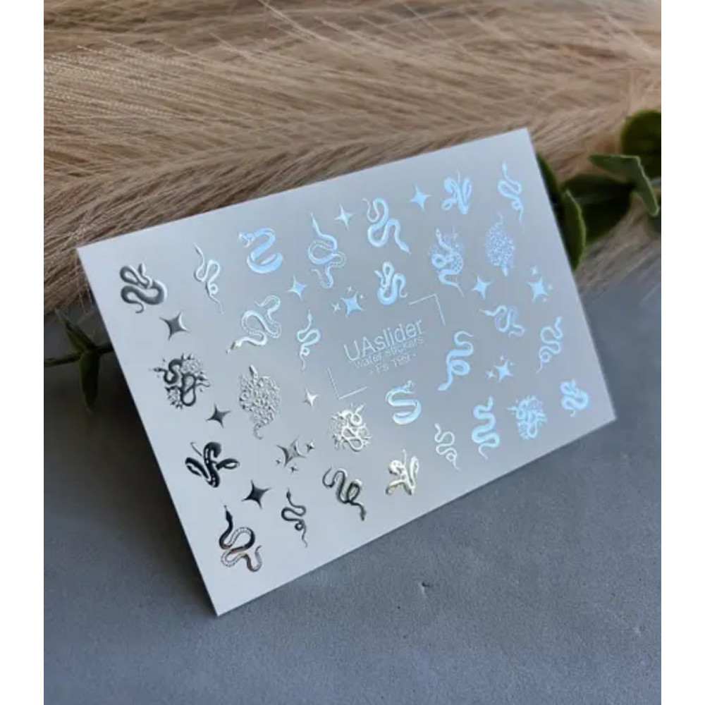 Vodolepky na nechty Folia FG 199 silver
