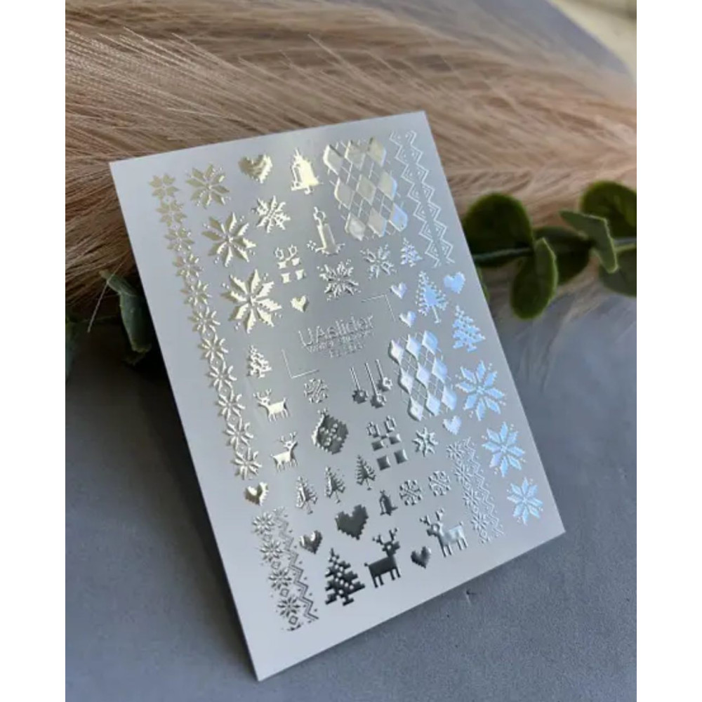 Vodolepky na nechty Folia FG 204 silver
