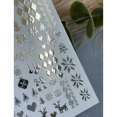 Vodolepky na nechty Folia FG 204 silver