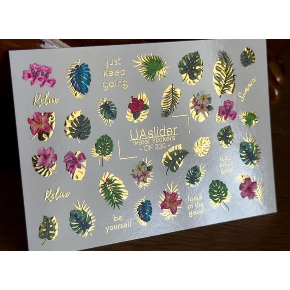 Vodolepky na nechty Color And Foil 235