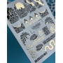 Vodolepky na nechty Color And Foil 350