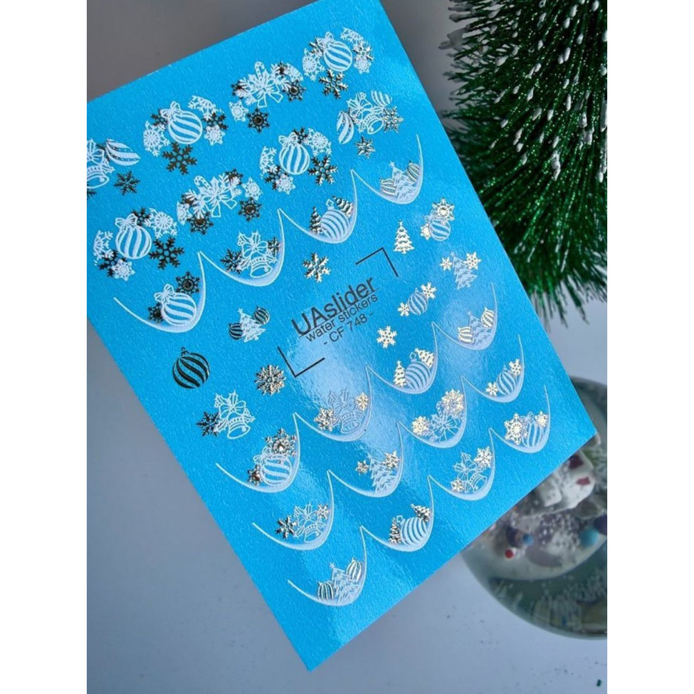 Vodolepky na nechty Color And Foil 748