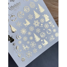 Vodolepky na nechty Folia FG 121 gold