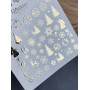 Vodolepky na nechty Folia FG 121 gold