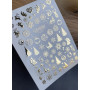 Vodolepky na nechty Folia FG 121 gold