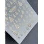 Vodolepky na nechty Folia FG 122 gold