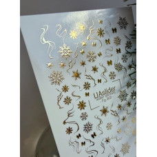 Vodolepky na nechty Folia FG 302 gold