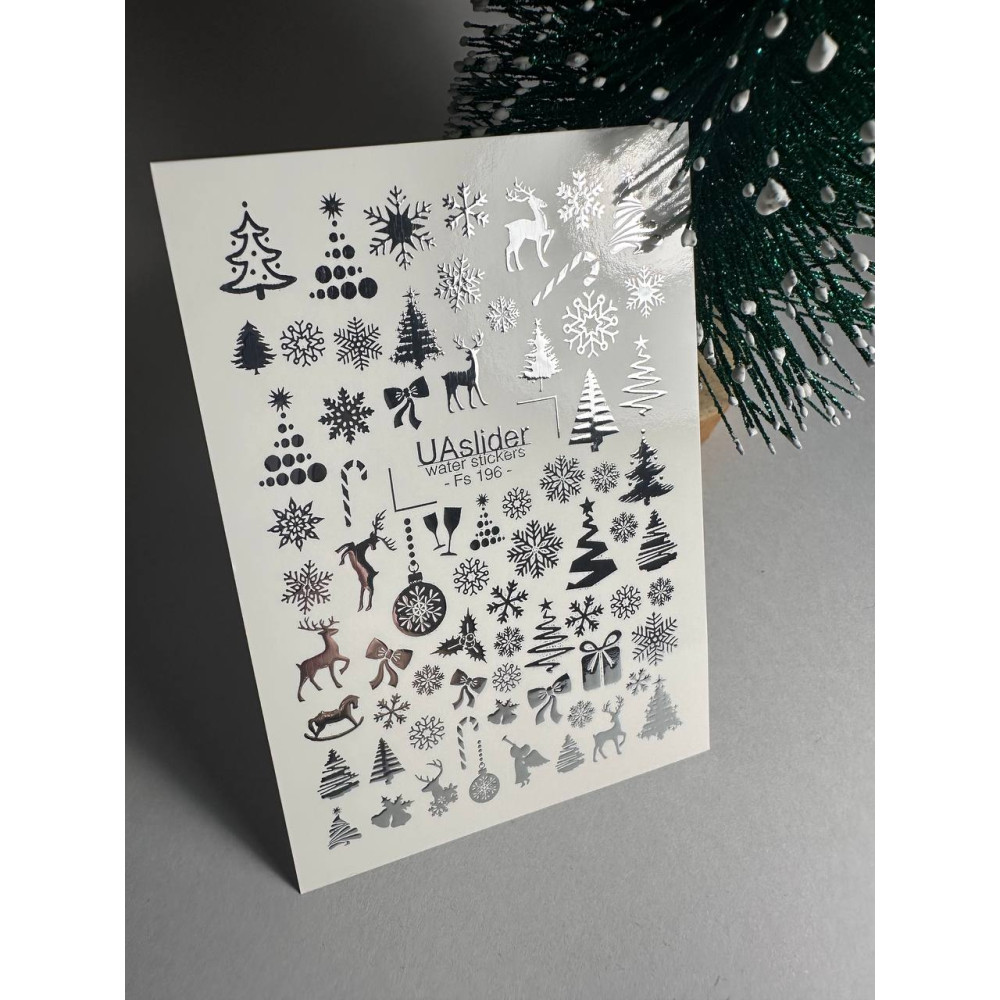 Vodolepky na nechty Folia Fs 196 silver