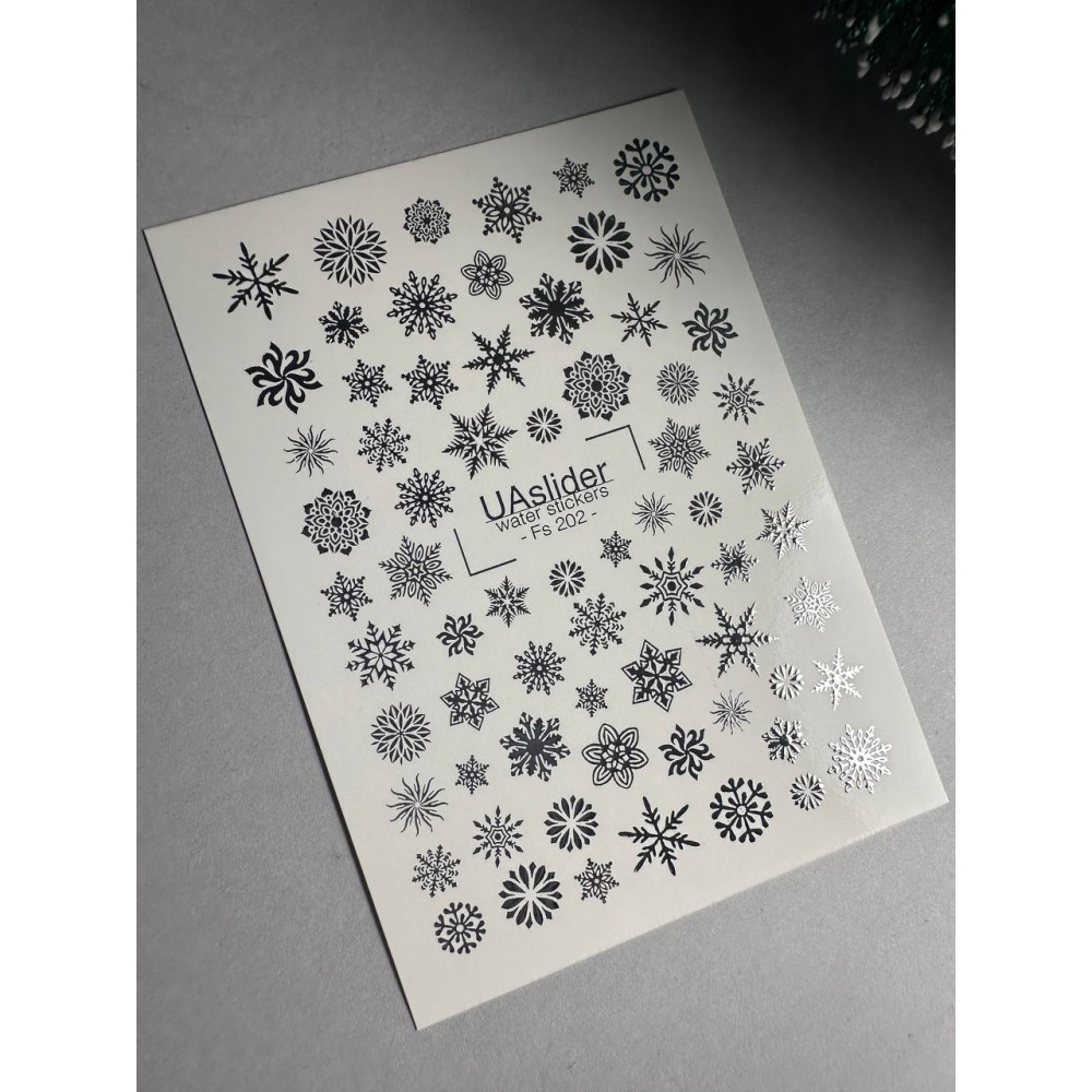 Vodolepky na nechty Folia Fs 202 silver