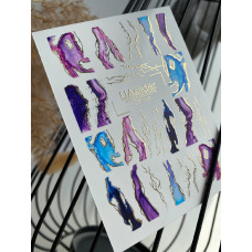 Vodolepky na nechty Color And Foil 008