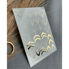 Vodolepky na nechty Folia FG 098 gold
