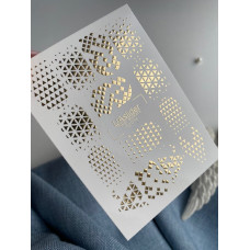 Vodolepky na nechty Folia FG 014 gold