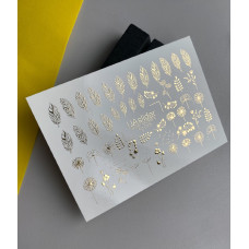 Vodolepky na nechty Folia FG 018 gold