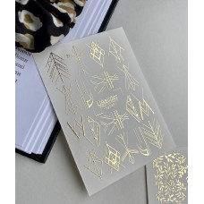 Vodolepky na nechty Folia FG 028 gold