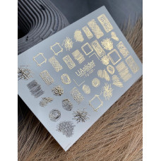 Vodolepky na nechty Folia FG 029 gold
