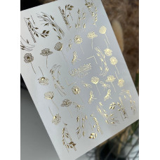 Vodolepky na nechty Folia FG 046 gold