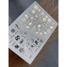 Vodolepky na nechty Folia FG 063 gold