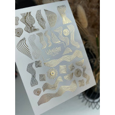 Vodolepky na nechty Folia FG 078 gold