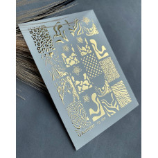 Vodolepky na nechty Folia FG 080 gold