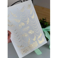 Vodolepky na nechty Folia FG 288 gold