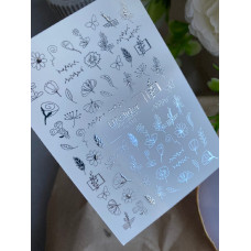 Vodolepky na nechty Folia FG 116 silver