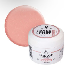 Atica cover base French Rose with fiber, 30ml