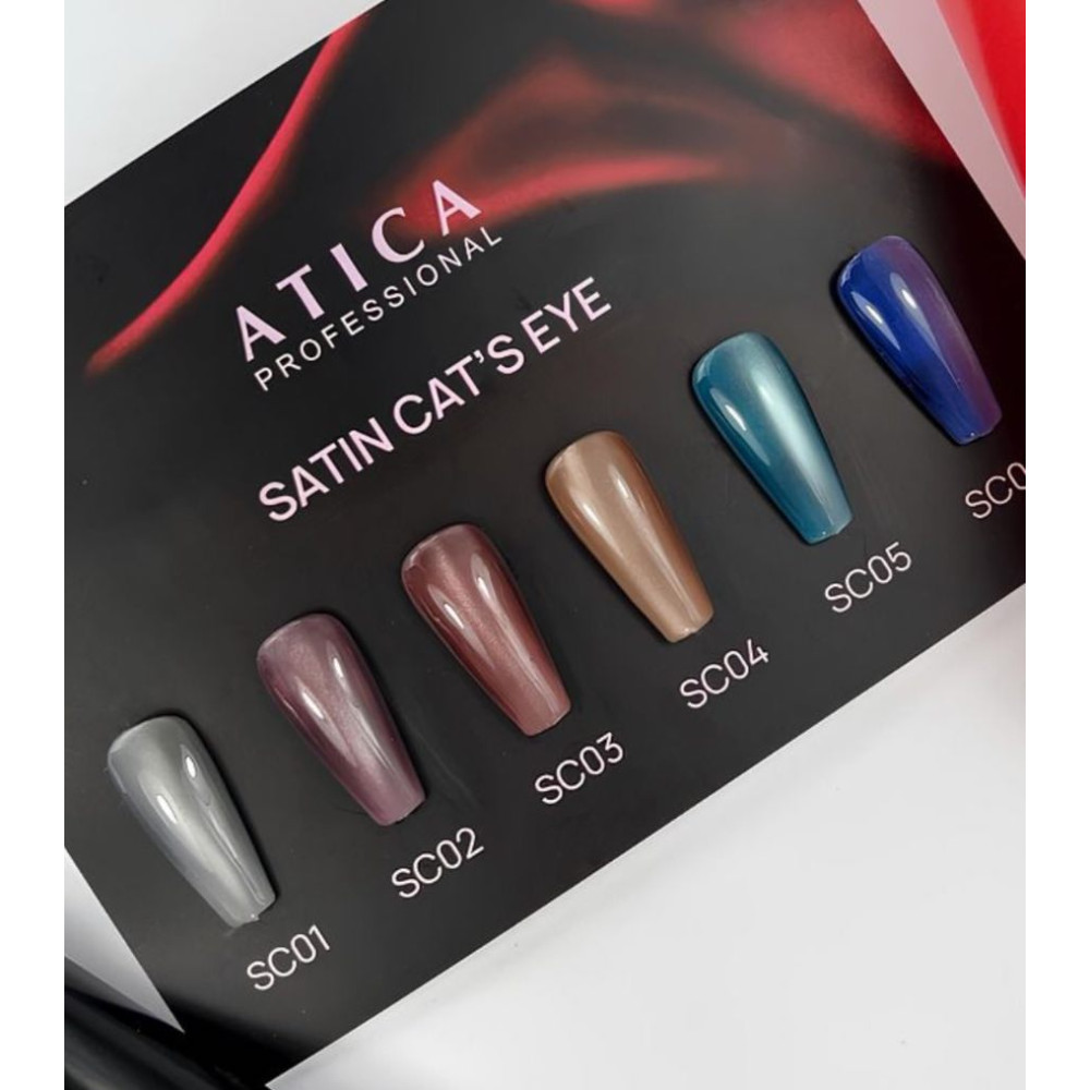 Atica Gel lak Satin Cats Eye 01, 8 ml