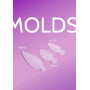 Dnka багаторазові верхні форми Professional nail molds, 36pcs #0001