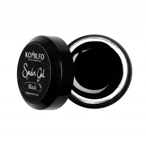 Komilfo Spider Gel Black, 8ml