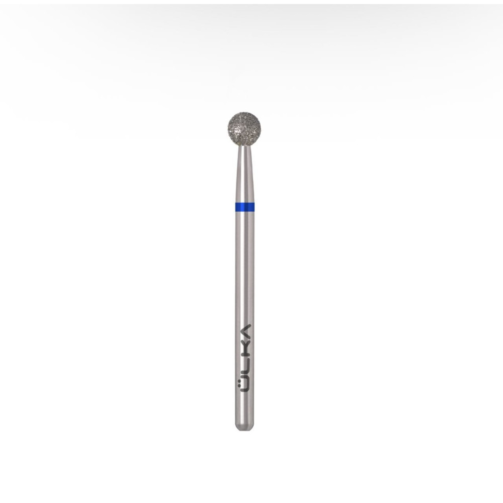 Diamantová fréza gulička ÜLKA 4 mm (modrý prúžok) B040-M