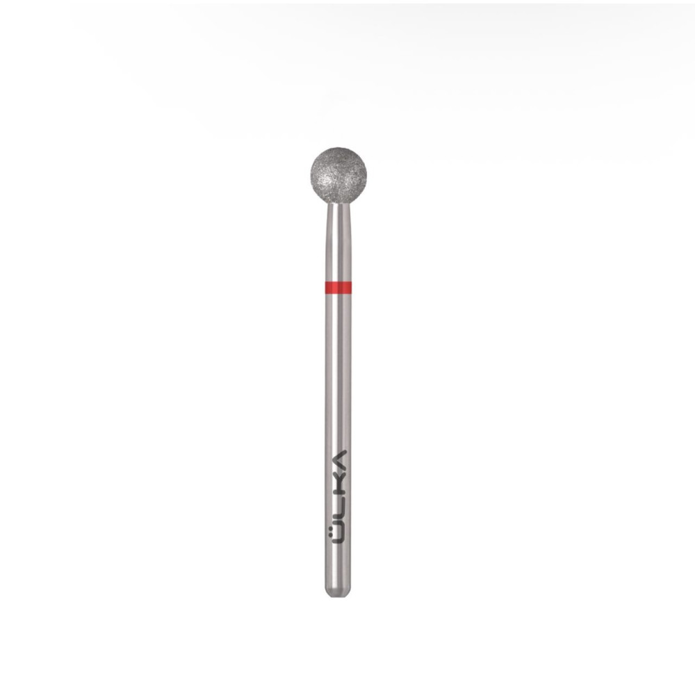 Diamantová fréza gulička ÜLKA 5 mm (červený prúžok) B050-F