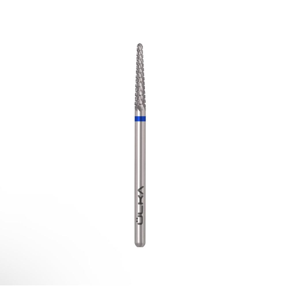 Tvrdokovová fréza ÜLKA Ihla 2,3 × 14 mm (modrý prúžok) C2314-M