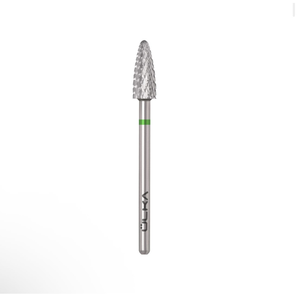 Tvrdokovová fréza ÜLKA Kukurica 5 × 13 mm (zelený prúžok) C513-C