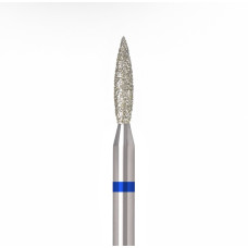 Diamantová fréza plamienok ÜLKA 2,1 × 10 mm (modrý prúžok) F2110-M