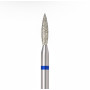 Diamantová fréza plamienok ÜLKA 2,1 × 10 mm (modrý prúžok) F2110-M