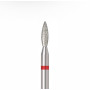 Diamantová fréza plamienok ÜLKA 2,1 × 8 mm (červený prúžok) F218-F