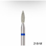 Diamantová fréza plamienok ÜLKA 2,1 × 8 mm (modrý prúžok) F218-M