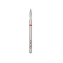 Diamantová fréza plamienok ÜLKA 2,3 × 10 mm (červený prúžok) F2310-F