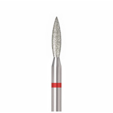 Diamantová fréza plamienok ÜLKA 2,3 × 10 mm (červený prúžok) F2310-F