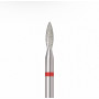 Diamantová fréza plamienok ÜLKA 2,3 × 8 mm (červený prúžok) F238-F